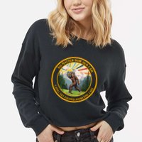 No Matter How Old I Am I Still Get Excited Every Time I See Bigfoot Cropped Pullover Crew