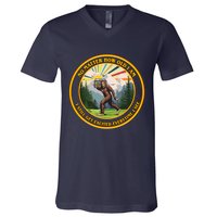 No Matter How Old I Am I Still Get Excited Every Time I See Bigfoot V-Neck T-Shirt
