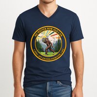 No Matter How Old I Am I Still Get Excited Every Time I See Bigfoot V-Neck T-Shirt