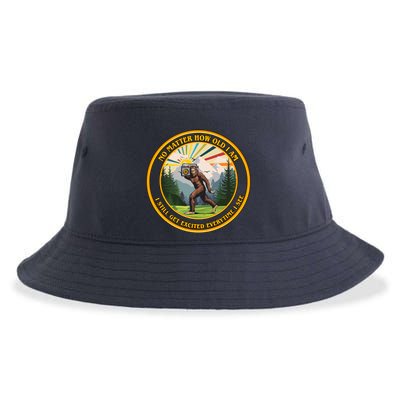 No Matter How Old I Am I Still Get Excited Every Time I See Bigfoot Sustainable Bucket Hat