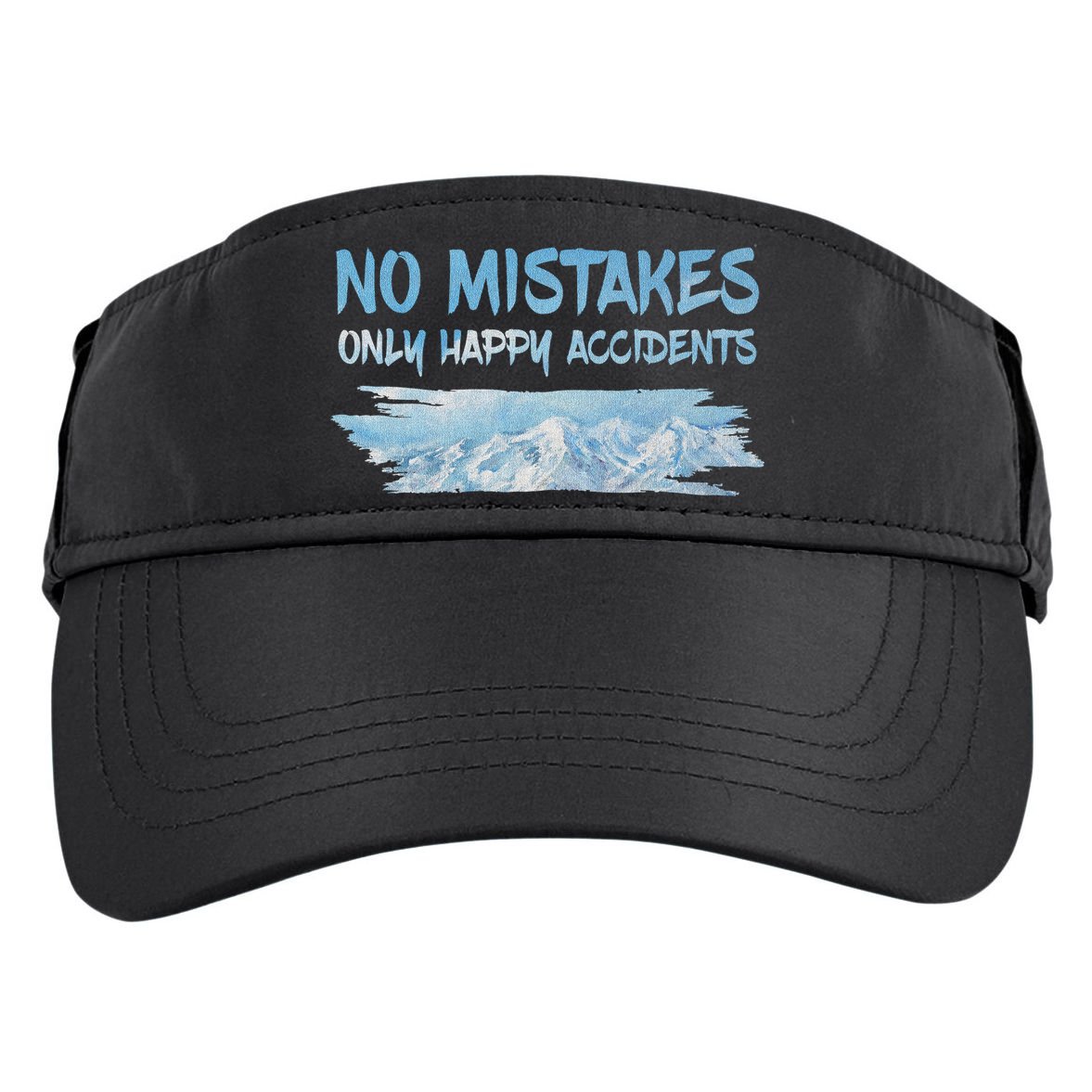No Mistakes Only Happy Accidents Adult Drive Performance Visor