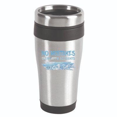 No Mistakes Only Happy Accidents 16oz Travel Tumbler