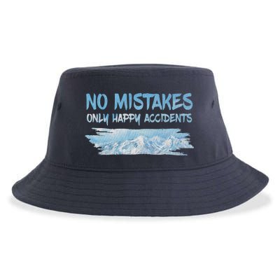 No Mistakes Only Happy Accidents Sustainable Bucket Hat