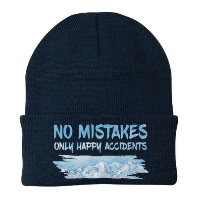 No Mistakes Only Happy Accidents Knit Cap Winter Beanie