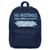 No Mistakes Only Happy Accidents 16 in Basic Backpack