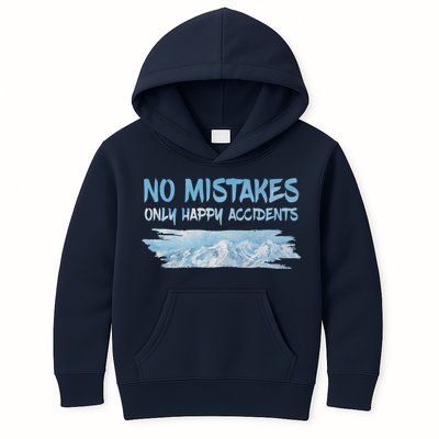 No Mistakes Only Happy Accidents Kids Hoodie