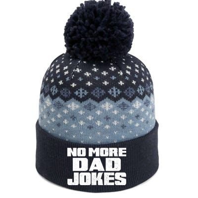 No More Dad Jokes The Baniff Cuffed Pom Beanie