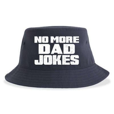 No More Dad Jokes Sustainable Bucket Hat