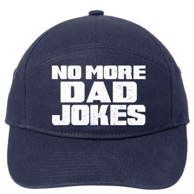 No More Dad Jokes 7-Panel Snapback Hat