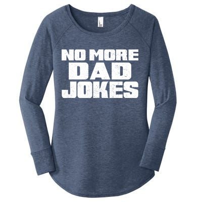 No More Dad Jokes Women's Perfect Tri Tunic Long Sleeve Shirt