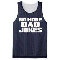 No More Dad Jokes Mesh Reversible Basketball Jersey Tank