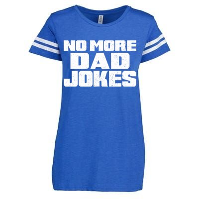 No More Dad Jokes Enza Ladies Jersey Football T-Shirt