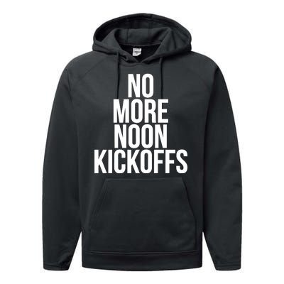 No More Noon Kickoffs Performance Fleece Hoodie