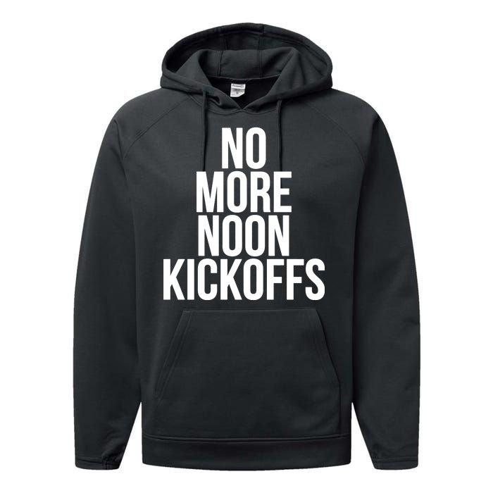 No More Noon Kickoffs Performance Fleece Hoodie