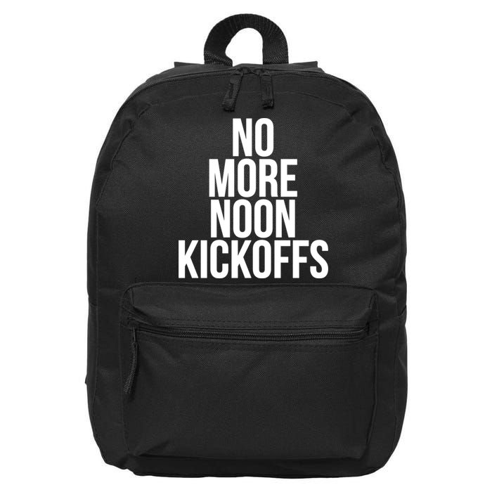 No More Noon Kickoffs 16 in Basic Backpack