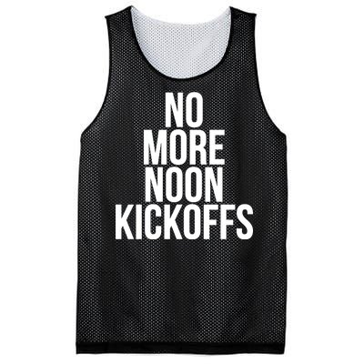 No More Noon Kickoffs Mesh Reversible Basketball Jersey Tank