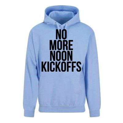 No More Noon Kickoffs Unisex Surf Hoodie