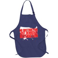 No Obstruction Just Democrat Destruction Apron