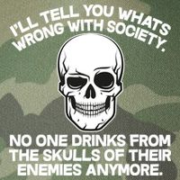 No One Drinks From The Skulls of Their Enemies Anymore Legacy Tie Dye Trucker Hat