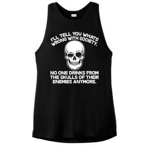 No One Drinks From The Skulls of Their Enemies Anymore Ladies PosiCharge Tri-Blend Wicking Tank