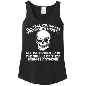 No One Drinks From The Skulls of Their Enemies Anymore Ladies Essential Tank