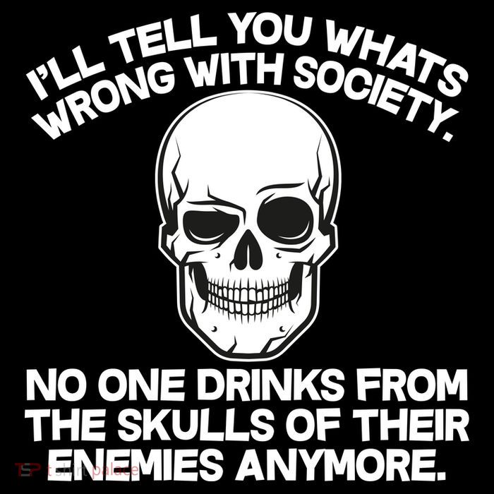 No One Drinks From The Skulls of Their Enemies Anymore Sustainable Beanie