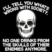 No One Drinks From The Skulls of Their Enemies Anymore 16 in Basic Backpack