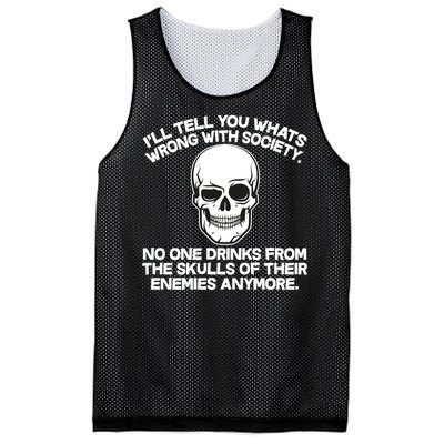 No One Drinks From The Skulls of Their Enemies Anymore Mesh Reversible Basketball Jersey Tank