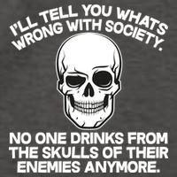 No One Drinks From The Skulls of Their Enemies Anymore Vector Backpack