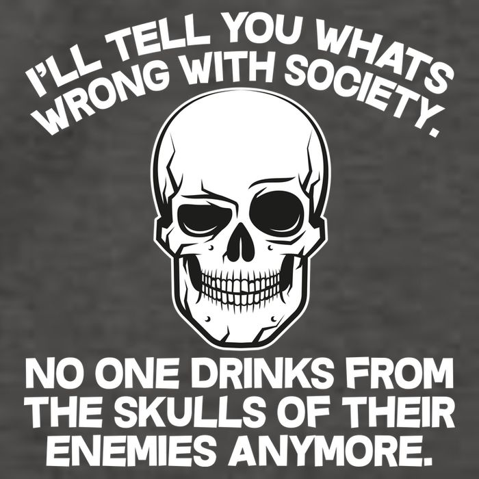 No One Drinks From The Skulls of Their Enemies Anymore Vector Backpack