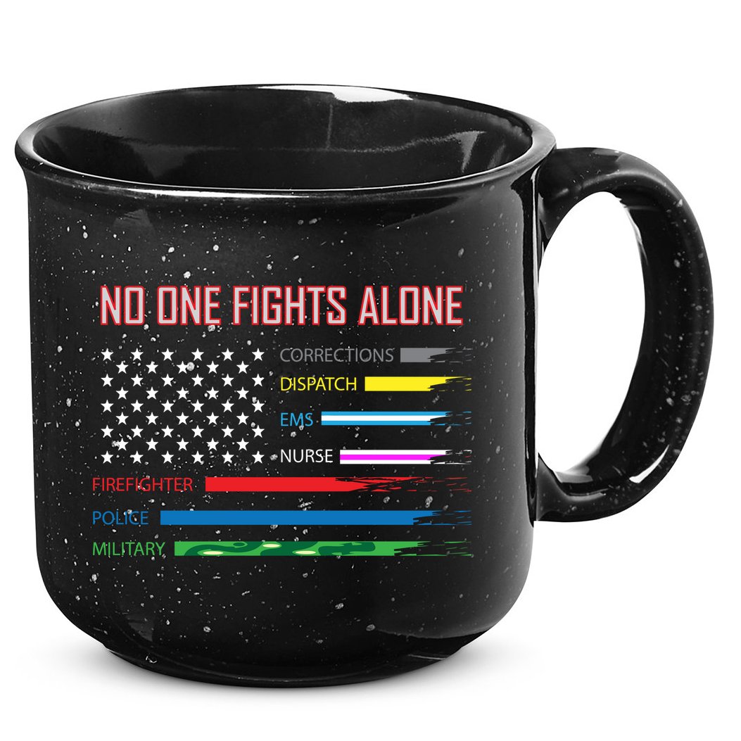 No One Fights Alone 15oz Campfire Ceramic Mug