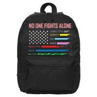 No One Fights Alone 16 in Basic Backpack