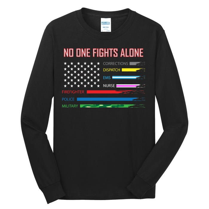 No One Fights Alone Tall Long Sleeve T-Shirt