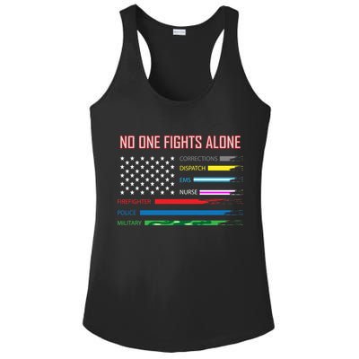 No One Fights Alone Ladies PosiCharge Competitor Racerback Tank