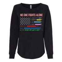 No One Fights Alone Womens California Wash Sweatshirt