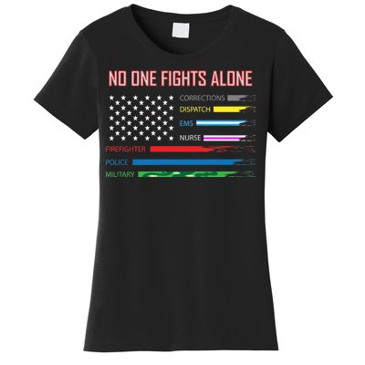 No One Fights Alone Women's T-Shirt