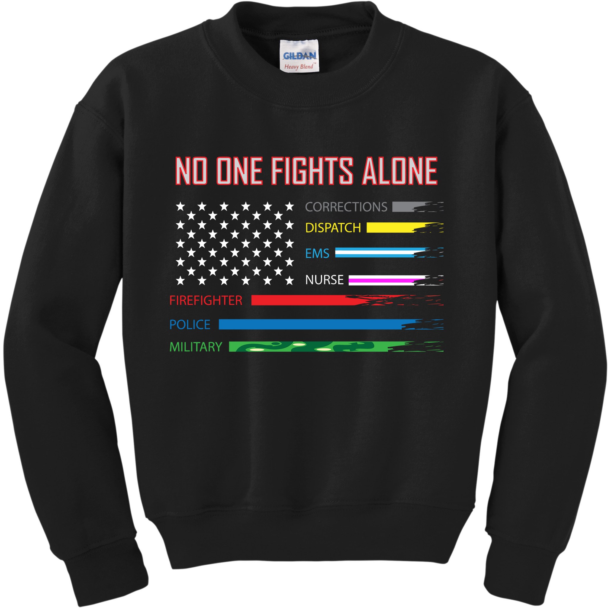 No One Fights Alone Kids Sweatshirt