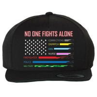 No One Fights Alone Wool Snapback Cap