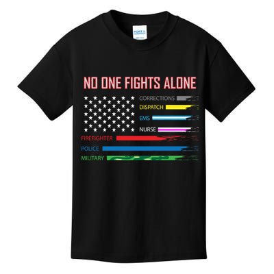 No One Fights Alone Kids T-Shirt