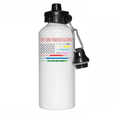 No One Fights Alone Aluminum Water Bottle