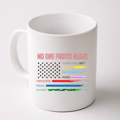 No One Fights Alone Coffee Mug