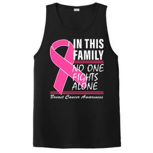 No One Fights Alone Breast Cancer Awareness Ribbon PosiCharge Competitor Tank