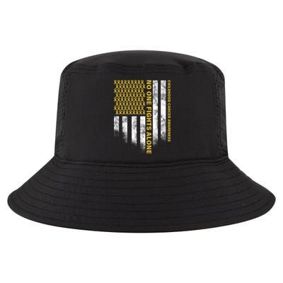 No One Fights Alone Childhood Cancer Cool Comfort Performance Bucket Hat
