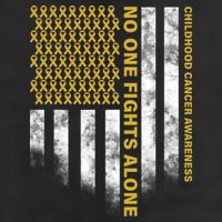 No One Fights Alone Childhood Cancer Beanie