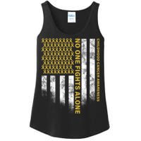 No One Fights Alone Childhood Cancer Ladies Essential Tank