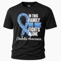 No One Fights Alone Diabetes Awareness Cooling Performance Crew T-Shirt