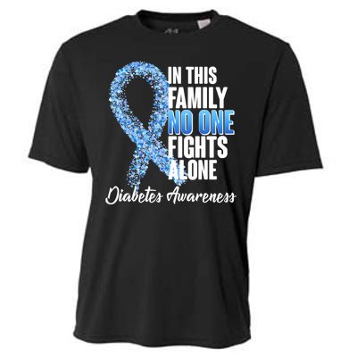 No One Fights Alone Diabetes Awareness Cooling Performance Crew T-Shirt