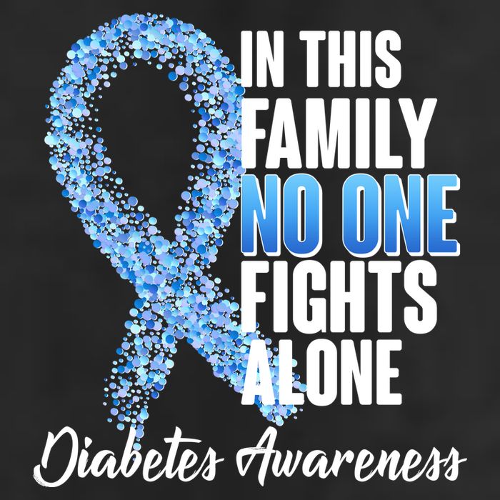 No One Fights Alone Diabetes Awareness 11oz C Handle Ceramic Mug