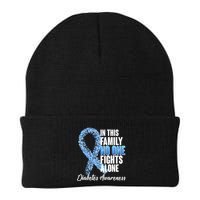 No One Fights Alone Diabetes Awareness Beanie