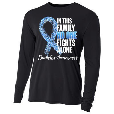 No One Fights Alone Diabetes Awareness Cooling Performance Long Sleeve Crew